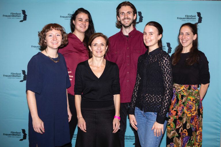 Team Filmfest FrauenWelten 2022 Sabrina Kürzinger, Jennifer Münch, Marion Appelt, Niklas Gantenberg, Mayra Ortiz-Backhus,