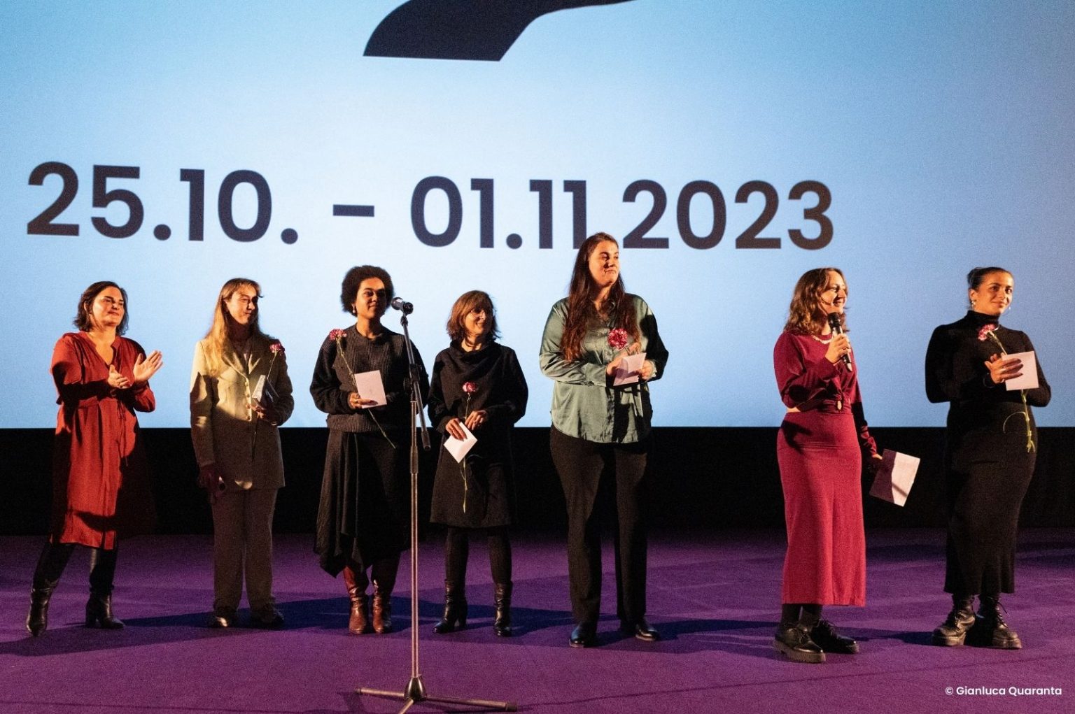 Filmfest Team bei der Eröffnung des 23. Filmfests FrauenWelten
