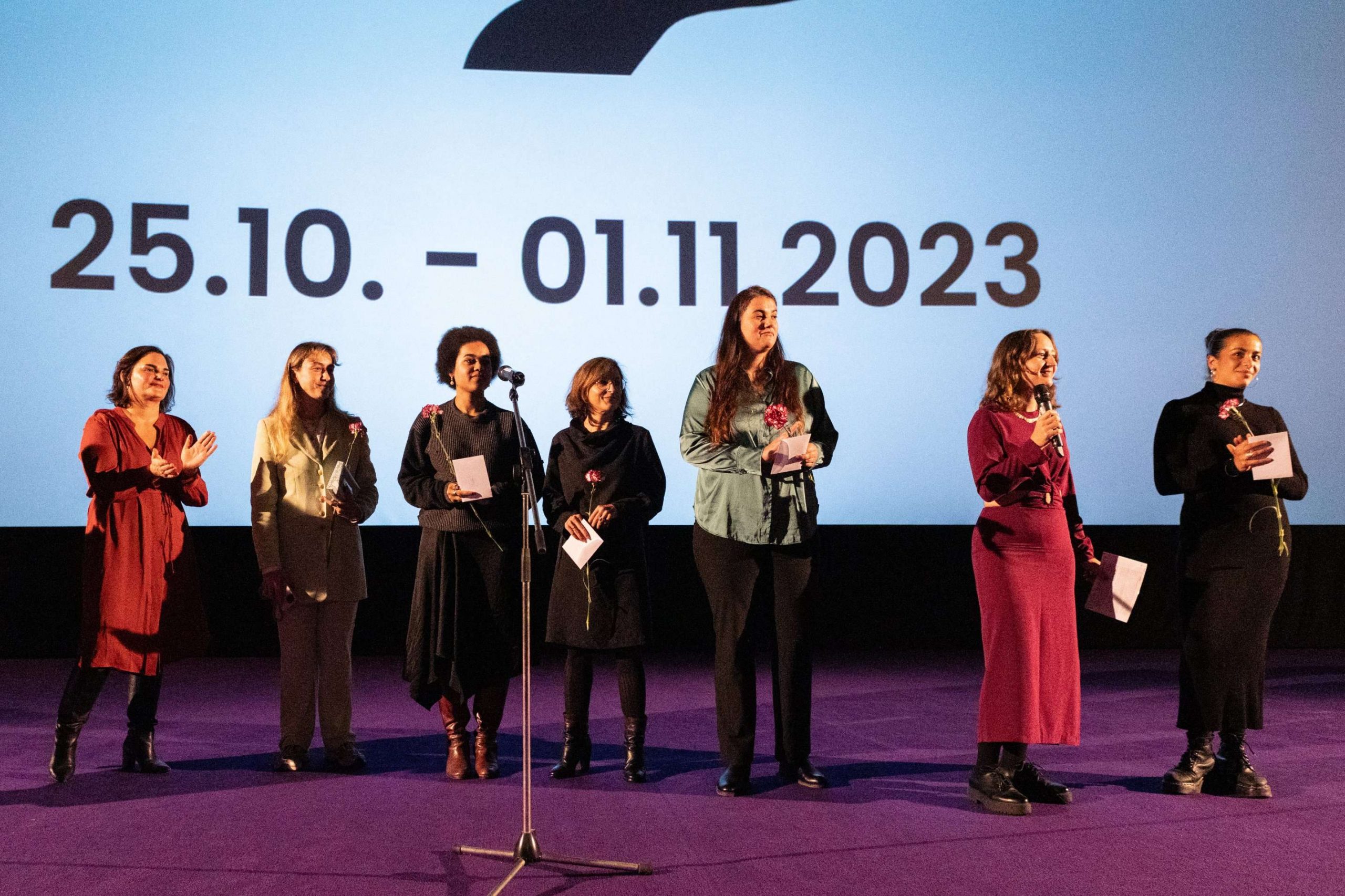 Festivalteam bei der Eröffnung des 23. Filmfests FrauenWelten